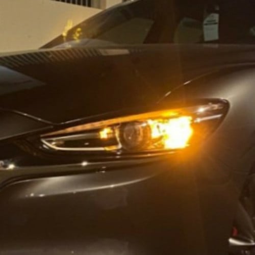 طقم لمبات ليد اصفر نعاس سكن