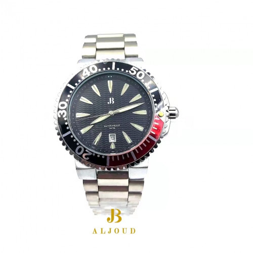 ساعة رجالي ضمان سنة وضد الماء