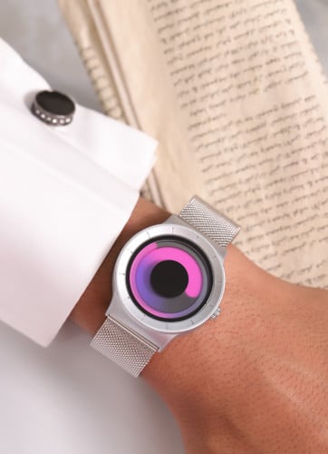 ساعة رجالي ضمان سنة وضد الماء