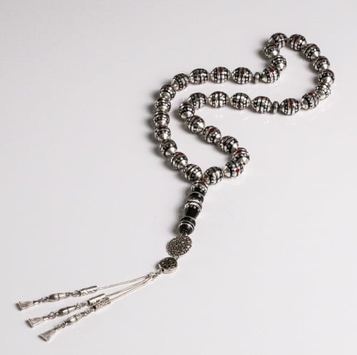 سبح يسر مطلي فضة كركوشة فضة 277