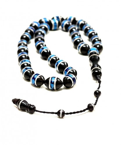 سبح كوك مطعمة فضة 493