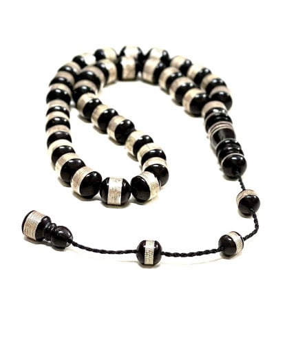 سبح كوك مطعمة فضة 492