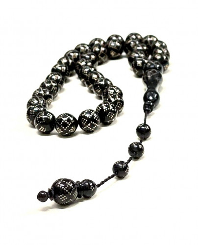 سبح كوك مطعمة فضة 505