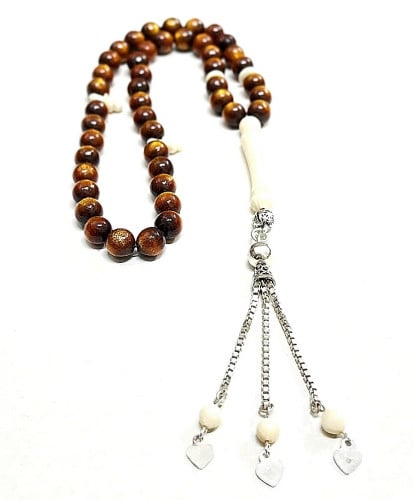 سبح يسر مع عاج كركوشة فضة 472