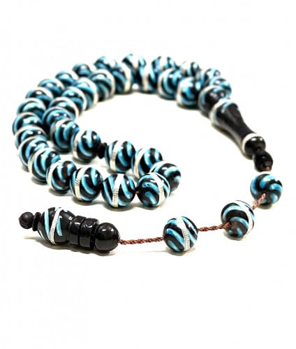 سبح كوك مطعمة فضة 487