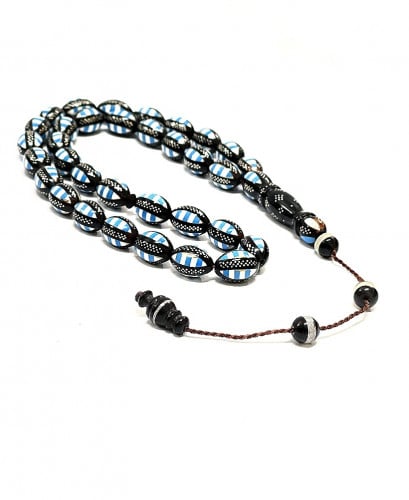 سبح كوك مطعمة فضة 513