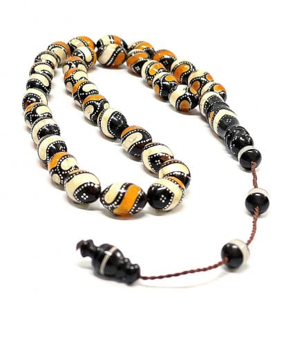 سببح كوك مطعمة فضة 511