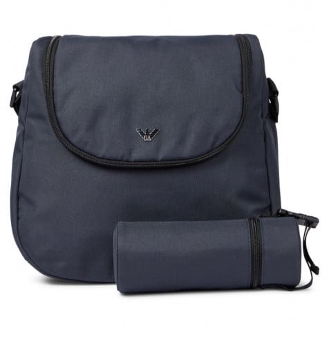 EMPORIO ARMANI KIDS Baby canvas changing bag