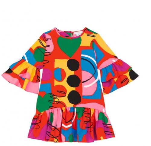 STELLA MCCARTNEY KIDS Printed lyocell dress