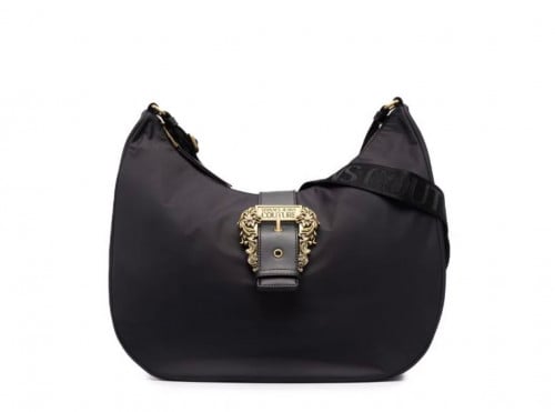 Versace Jeans Couture large Barocco-buckle shoulder bag