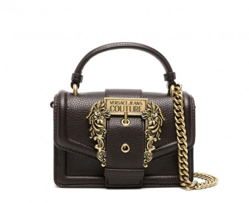 VERSACE JEANS COUTURE Black Couture I Top Handle Bag