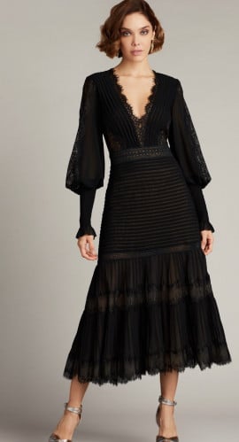 NYSSA BISHOP SLEEVE DRESS