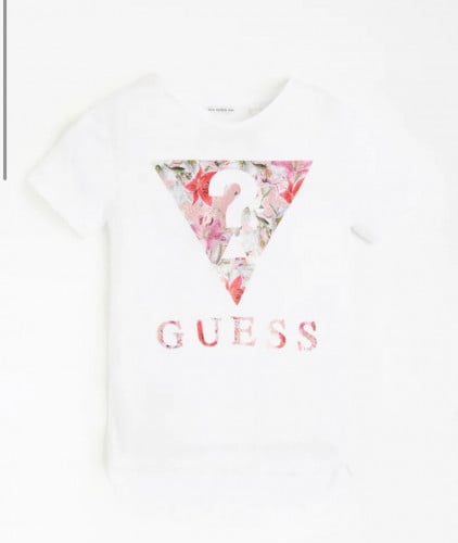 GLITTER FRONT LOGO T-SHIRT