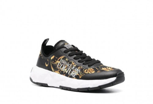Versace Jeans Couture logo-print lace-up trainers