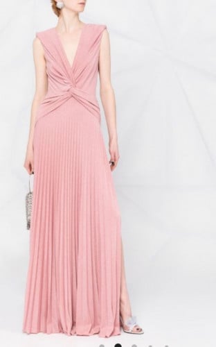Elisabetta Franchi Red Carpet jersey maxi dress