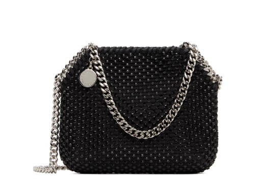 Stella McCartney SS23 Crystal Mesh Crossbody Bag