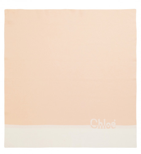 CHLOÉ KIDS Baby cotton and wool-blend blanket