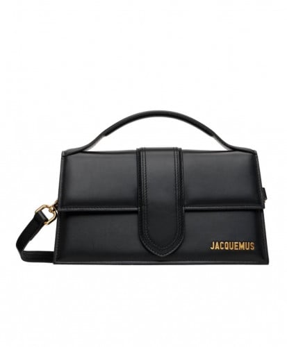 JACQUEMUS Brown Le Papier 'Le Bambino Grand' Bag