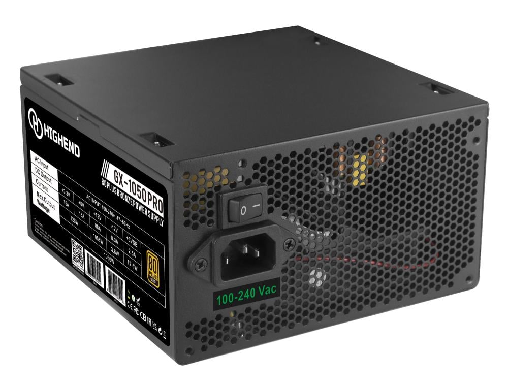 مزود طاقة عالي الجودة 1050 واط ATX3.0 GX-1050PRO كامل الوحدات