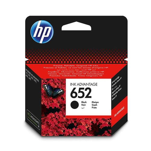 خرطوشة حبر 652 اسود من شركة HP