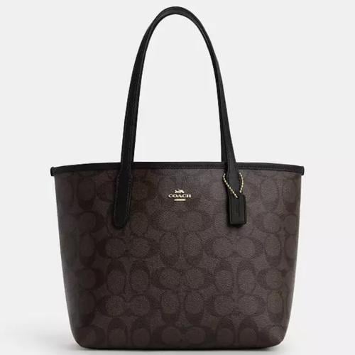 Mini City Tote In Signature Canvas