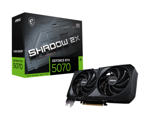 كرت شاشة MSI RTX 5070 12GB SHADOW 2X