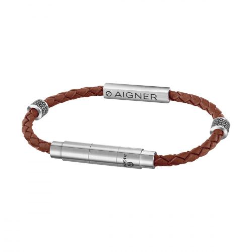 آغنر - اسوارة رجالية مجدولة - AIGNER BRACELET - بن...