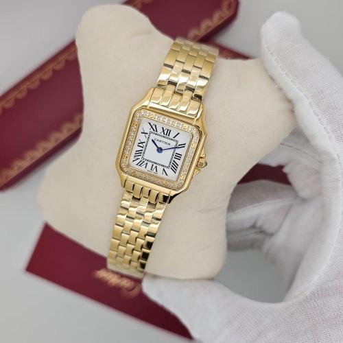 ساعه كارتير بانثر نسائي فصوص