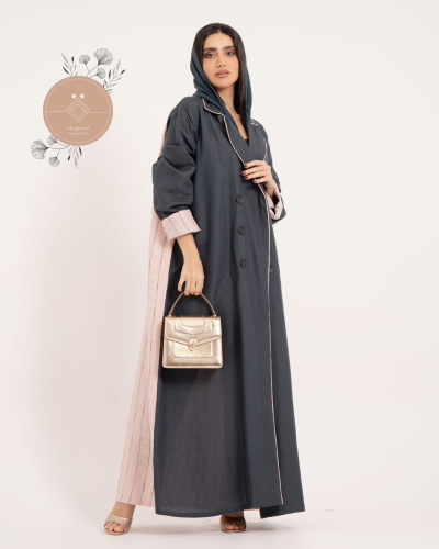 عباية لنن طبيعي Taa-08