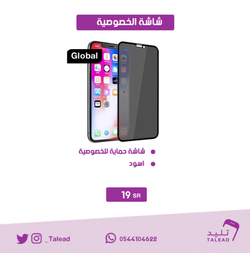 شاشة الخصوصية