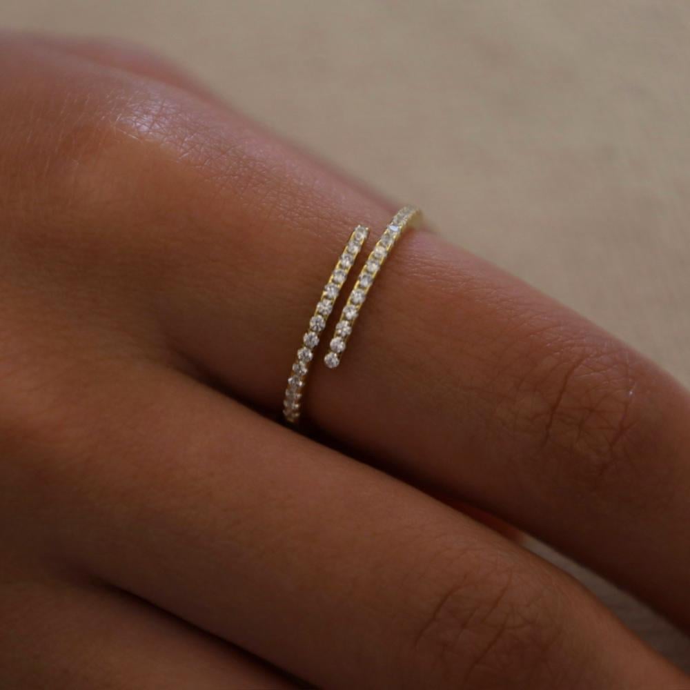 خاتم فضة عيار 925 adjustable