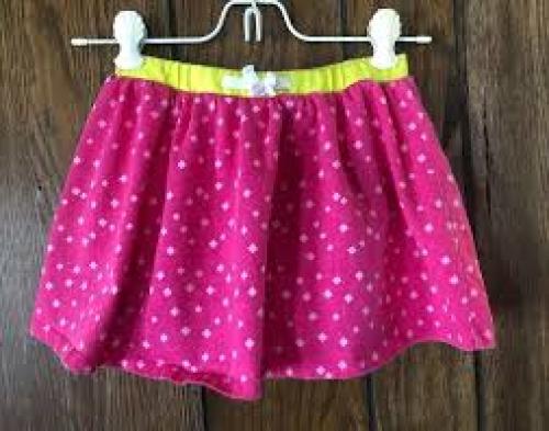 GYMBOREE Girls 4 size pink and yellow skirt