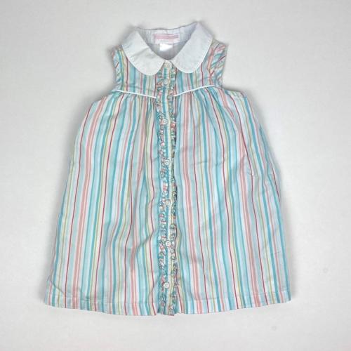 Janie & Jack Striped Sleeveless Dress 12-18 Months
