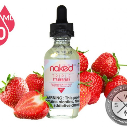 نكهة نيكد تربل فراولا Naked منعشة