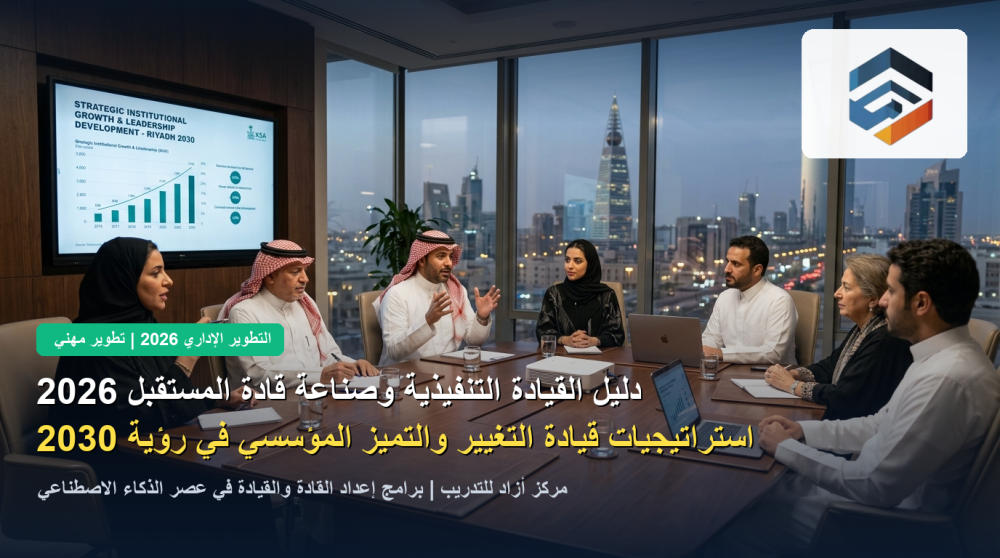 دليل القيادة التنفيذية وصناعة قادة المستقبل في المؤسسات السعودية 2026: من الرؤية إلى التميز في الأداء