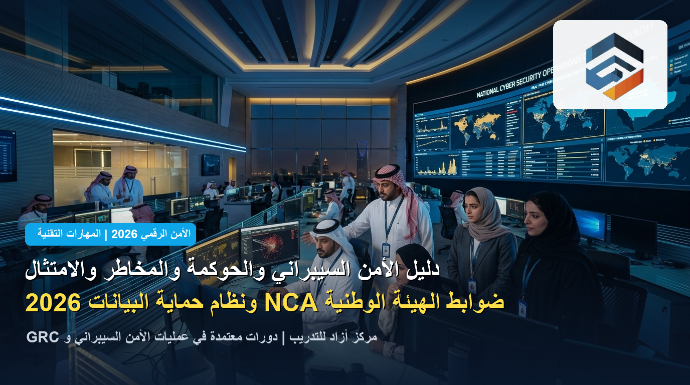 دليل الحوكمة وإدارة المخاطر والامتثال (GRC) في الأمن السيبراني 2026: استراتيجيات الحماية والتوافق المؤسسي في المملكة