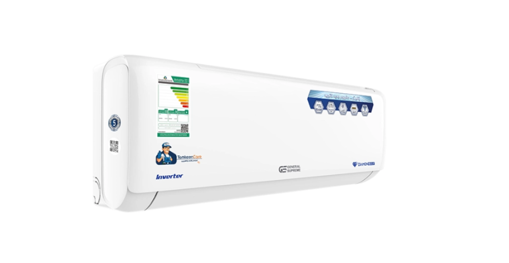 مكيف سبليت جنرال سوبريم  دايموند بلو أنفيرتر بارد سعة تبريد  22000 (2 طن )