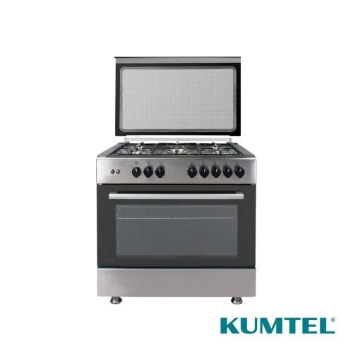 فرن لوكسيل 90 * 60 تركى استيل 5 عيون حامل خفيف