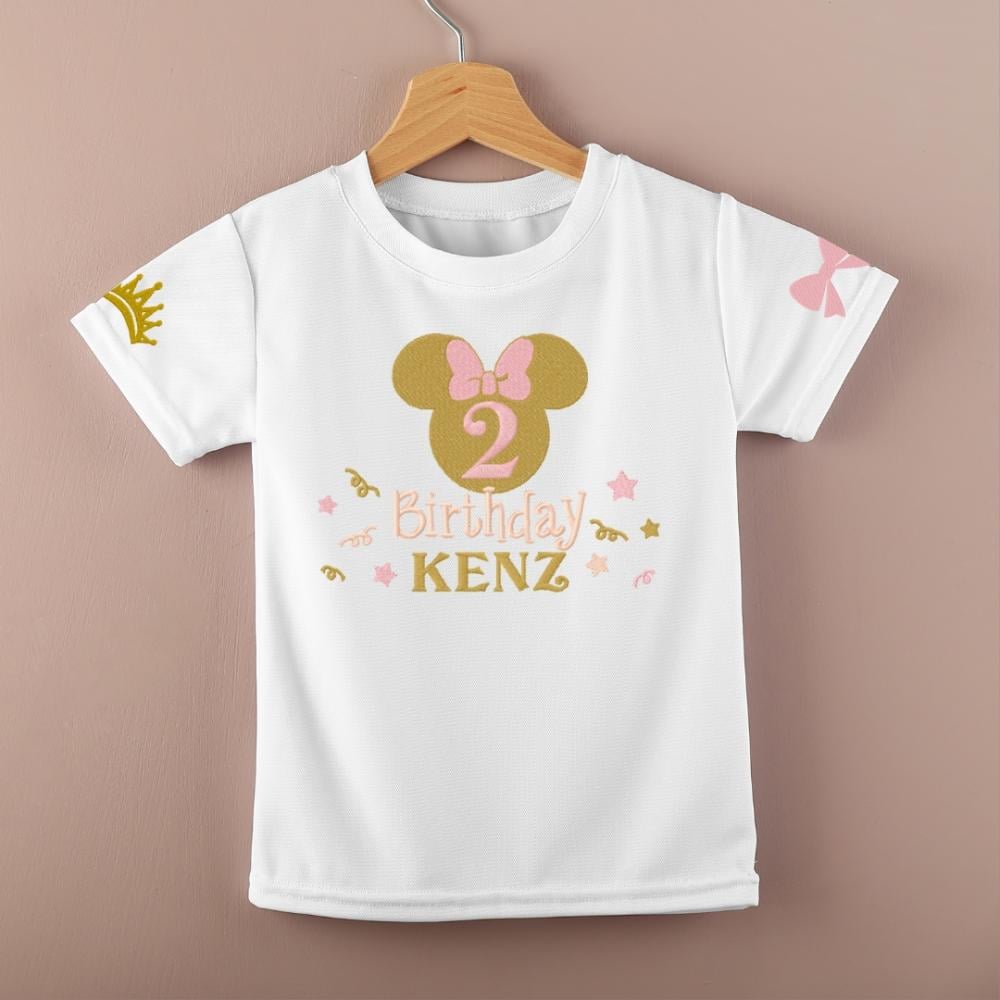 T-shirt Triple embroidery