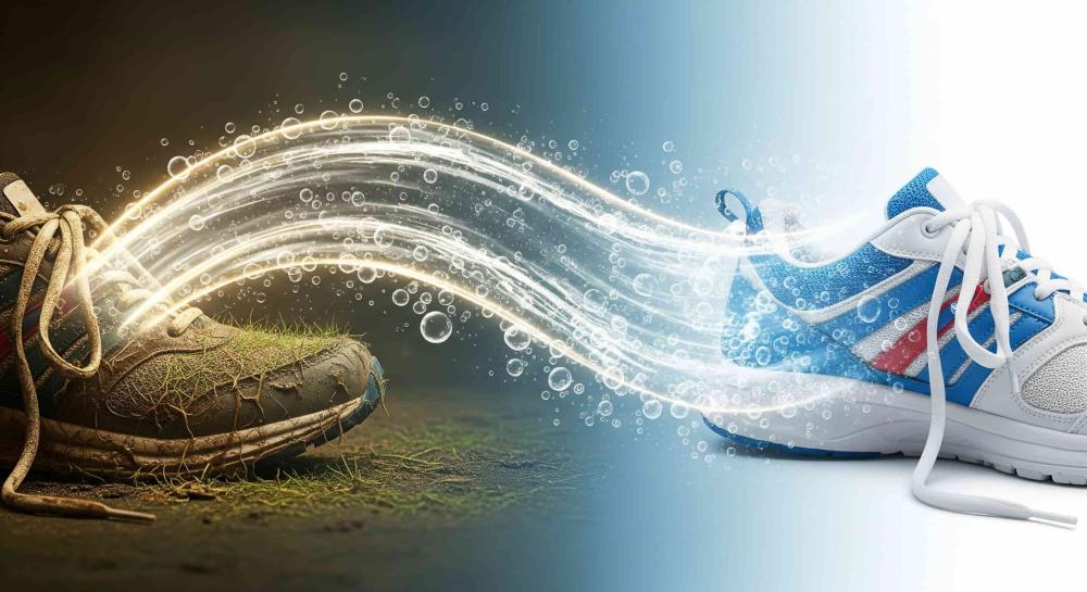 طريقة تنظيف الأحذية الرياضية