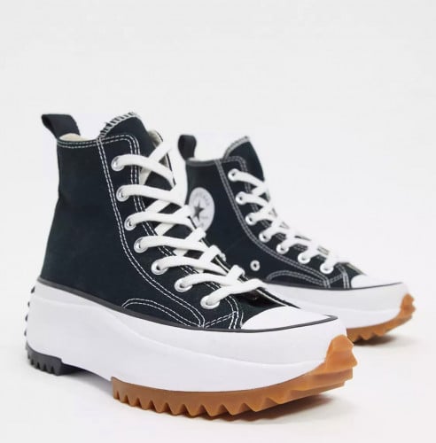 Converse Run Star Hike trainers in black