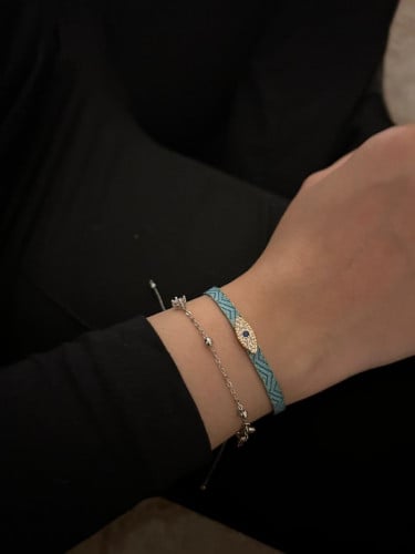 Blue bracelet