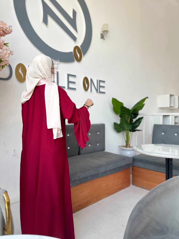 عباية حرير مغسول