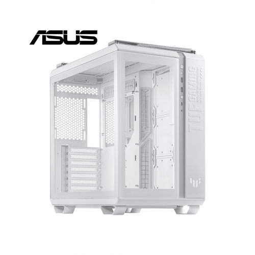 ASUS TUF Gaming GT502 ATX Mid-Tower Computer Case- White