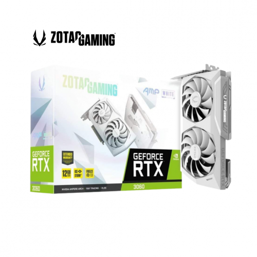 ZOTAC GAMING GeForce RTX 3060 AMP Graphics Card | 12 GB | White
