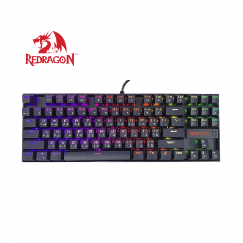Redragon K552 RGB Wired Mechanical Gaming Keyboard - Arabic