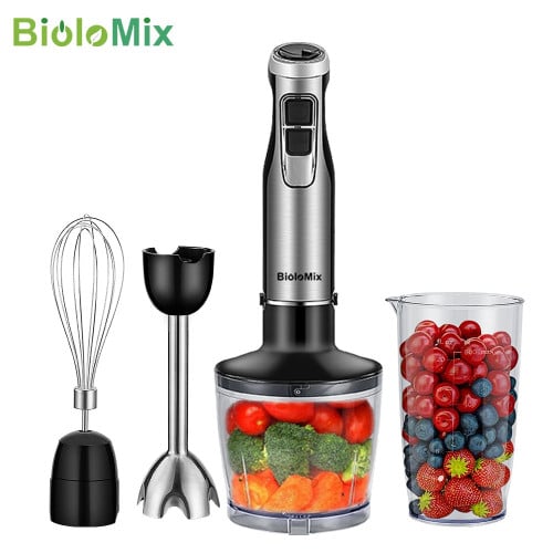 BioloMix Hand Stick Blender Mixer 4 in 1 - خلاط يدوي أربعة في واحد