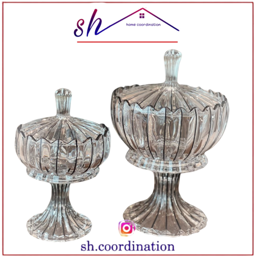 صحون تقديم زجاج