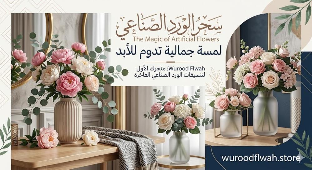 الورد الصناعي