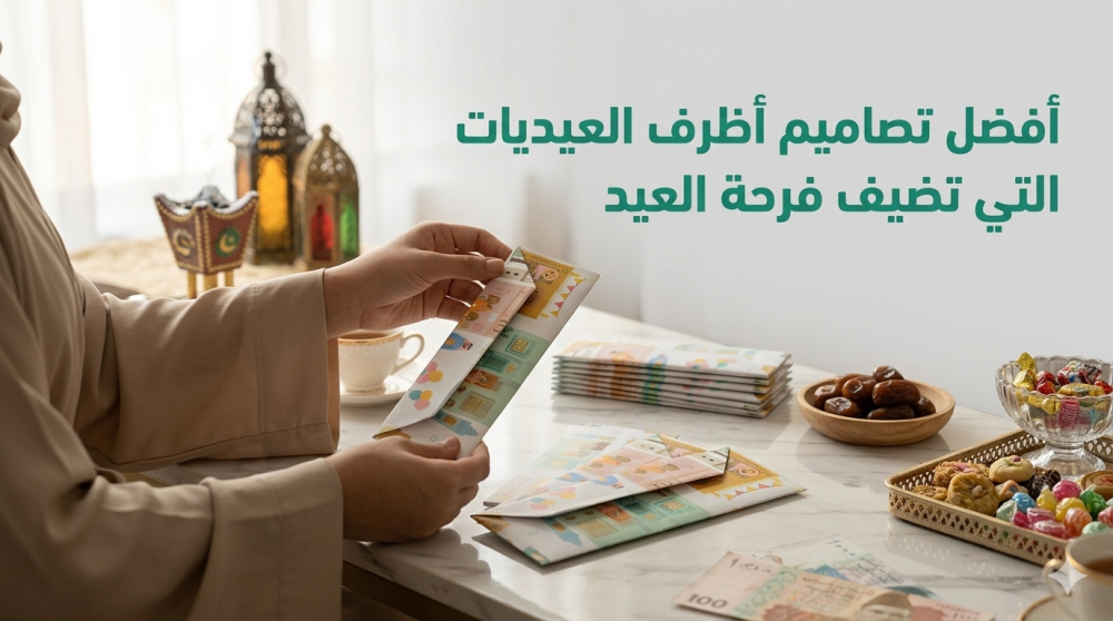 أفضل تصاميم أظرف العيديات التي تضيف فرحة العيد